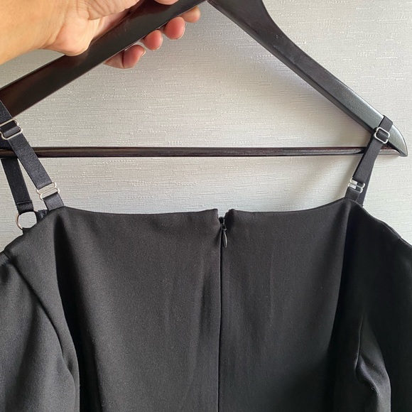 Boat Neck Dress with Strap Details - Picture 3 of 6